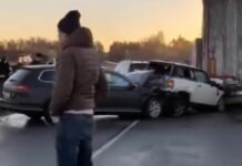 Otrajos Ziemassvētkos nepatīkams negadījums noticis uz ceļa starp Ķegumu un Jaunjelgavu – VIDEO