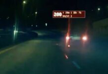 Pilnīgs vājprāts – ar 200 km/h Rīgas ielās BMW bēg no policijas – VIDEO