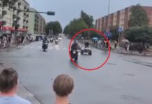 Motobraucēju saietā Ventspilī notikusi nelaime – VIDEO