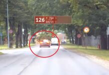 Pamanot policiju, “Audi” vadītājs Cēsīs attīsta ātrumu virs 130 km/h – VIDEO